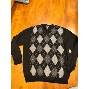 Men’s Marco Fiori 100% extra fine merino wool sweater made in Italy size XL